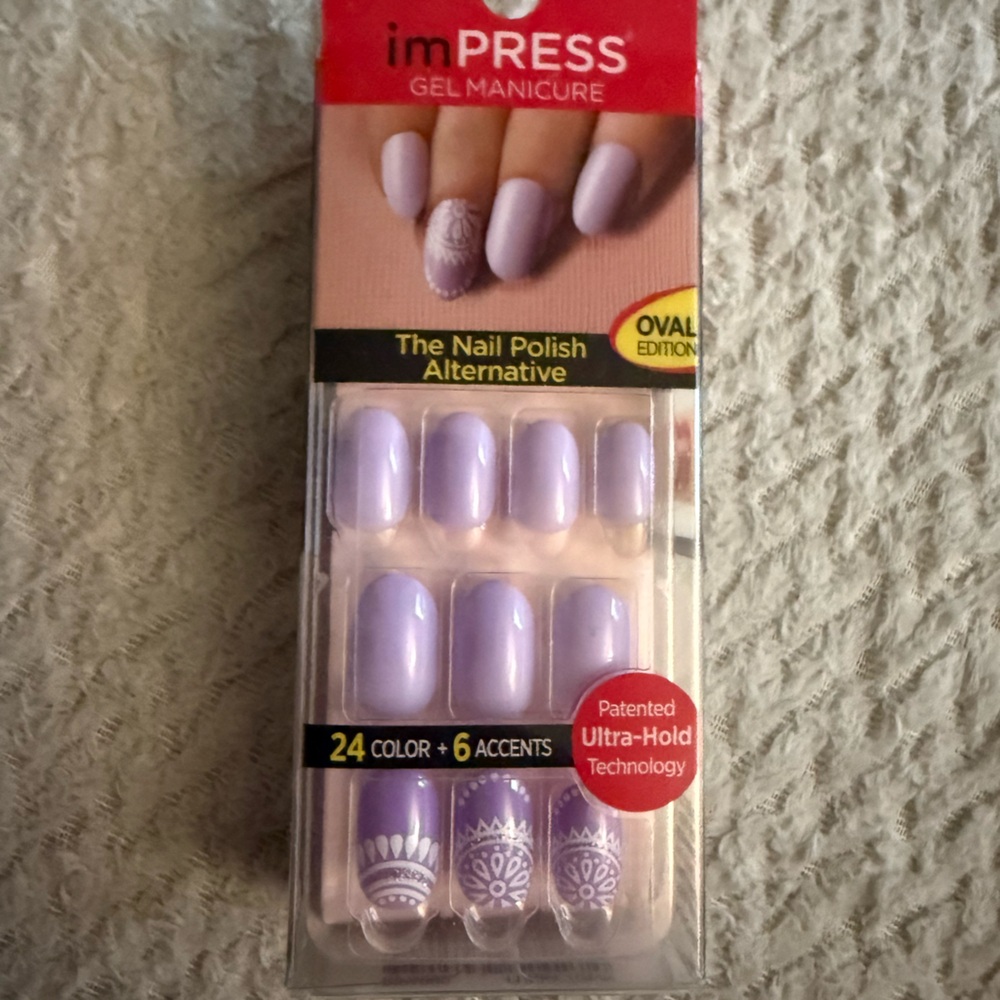 imPRESS Purple Mandala Press-On Nails